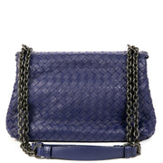 Bottega Veneta Olimpia Royal Blue Shoulder Bag