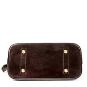 Authentieke Tweedehands Louis Vuitton Amarante Vernis Alma Bag juiste prijs veilig online shoppen luxe merken webshop winkelen Antwerpen België