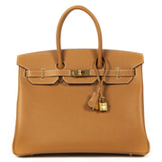 Hermès Birkin 35 Gold Epsom GHW