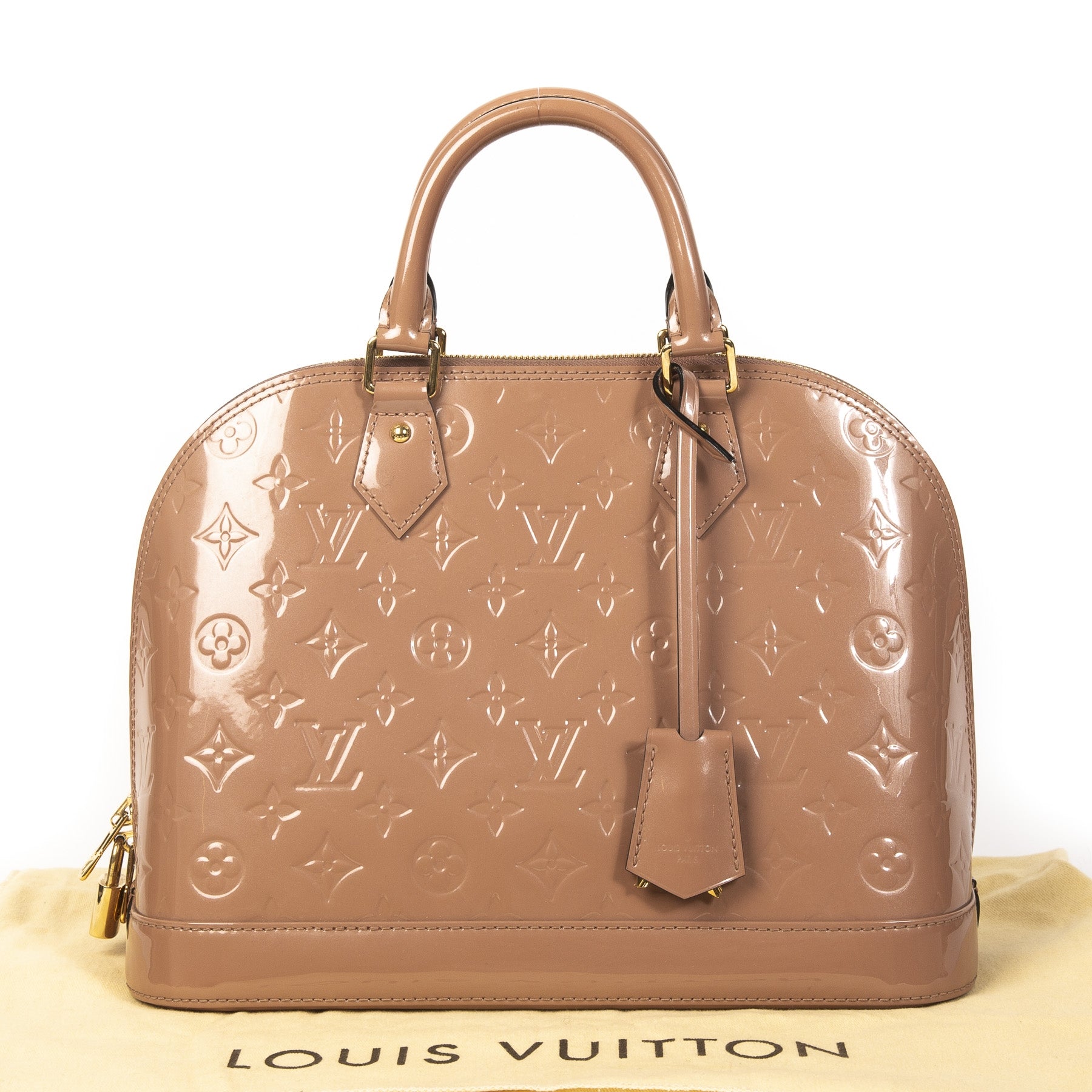 Louis Vuitton Alma Vernis Vieux Rose PM