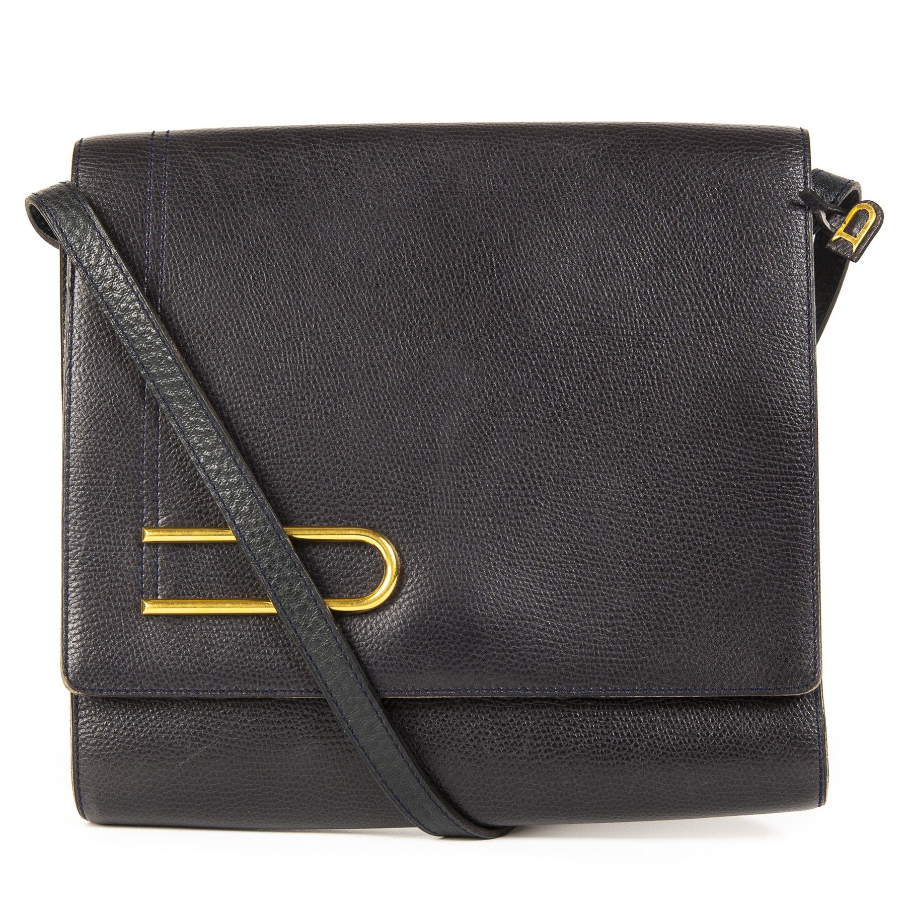 Sac bandoulière Delvaux Diademe bleu foncé