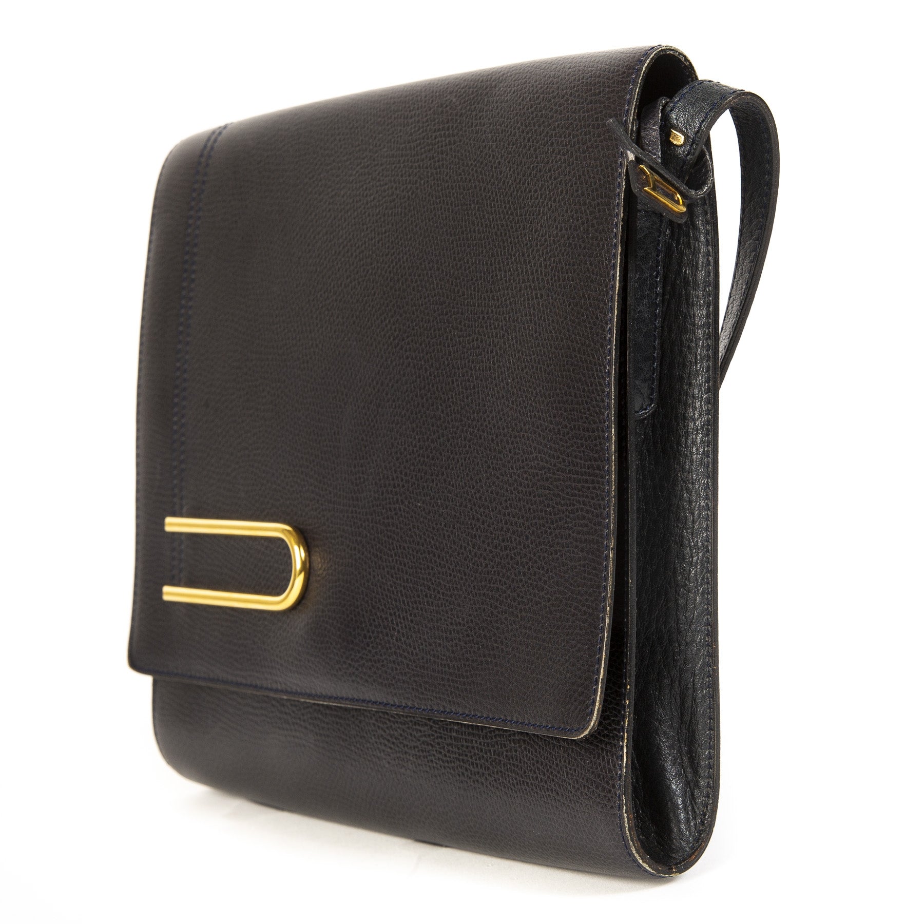 Sac bandoulière Delvaux Diademe bleu foncé