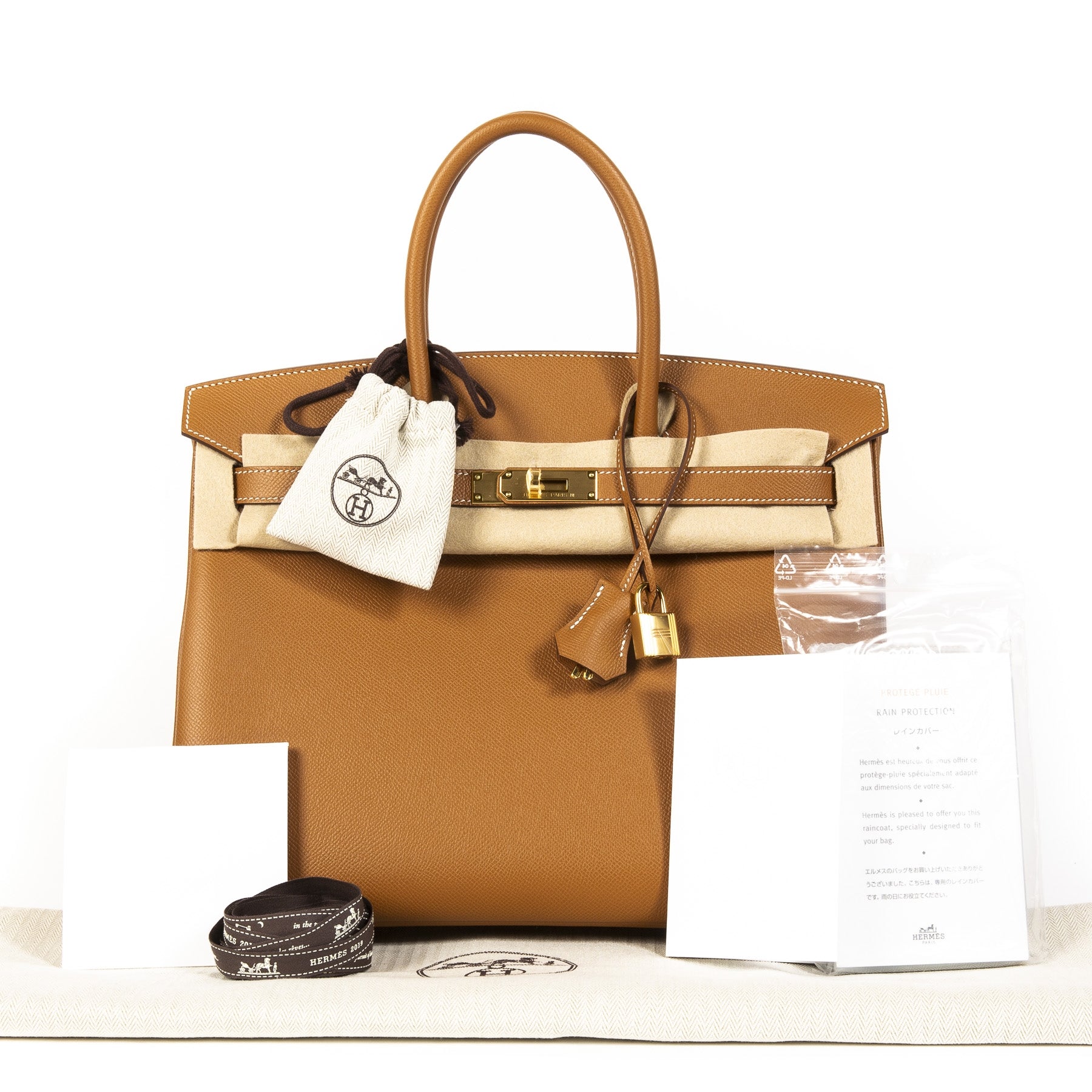 Hermès Birkin 35 Goud Epsom GHW