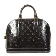 Louis Vuitton Dark Blue Vernis Alma PM Bag