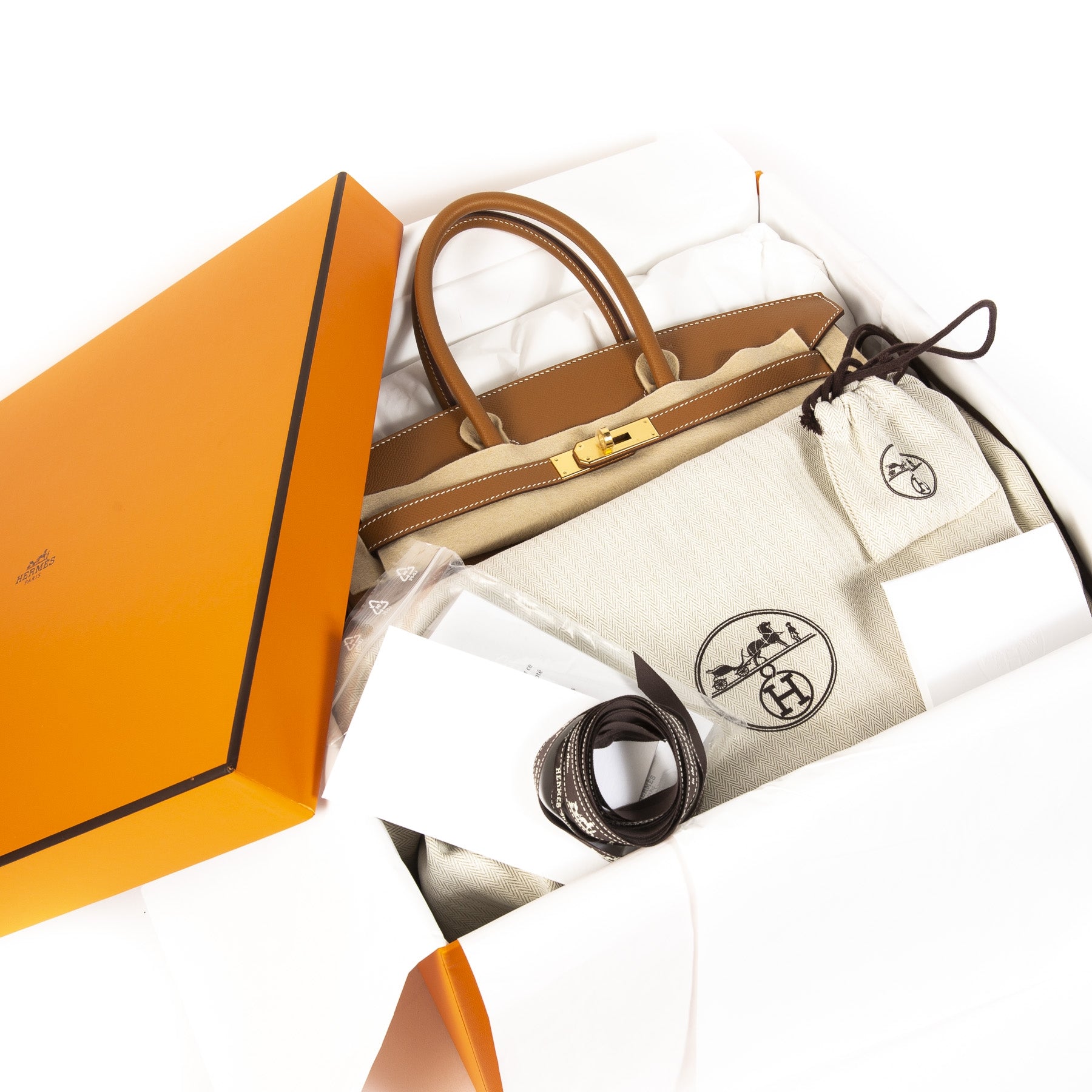 Hermès Birkin 35 Goud Epsom GHW
