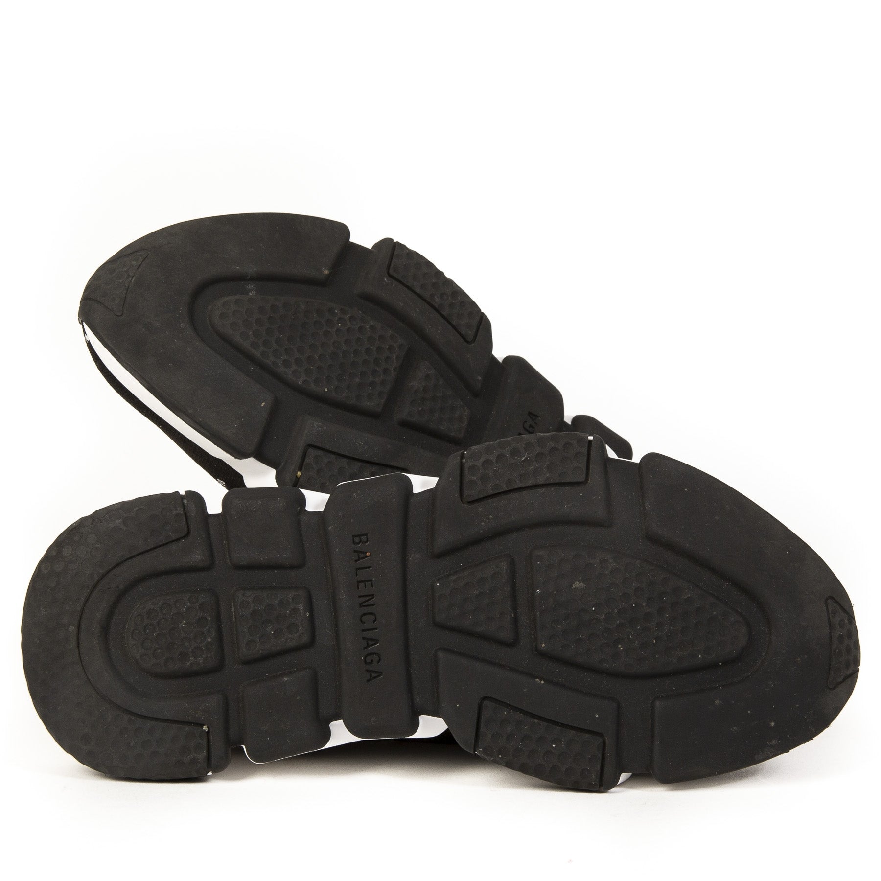 Balenciaga Black Logo Speed Trainers - size 35