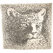 Authentieke Tweedehands Cartier Leopard Cashmere Scarf juiste prijs veilig online shoppen luxe merken webshop winkelen Antwerpen België mode fashion