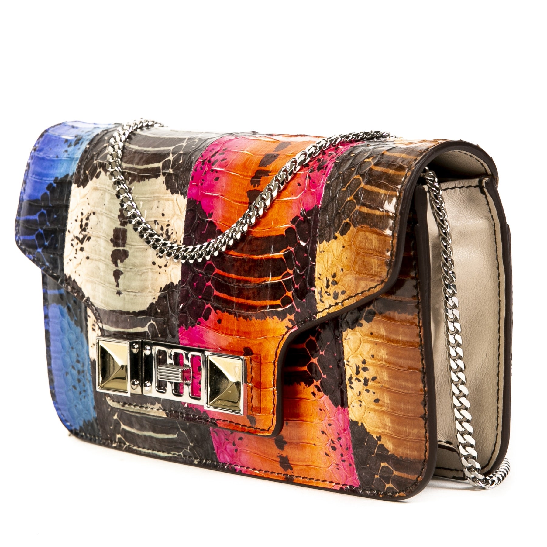 Proenza Schouler PS11 Slangenleren Ketenportemonnee
