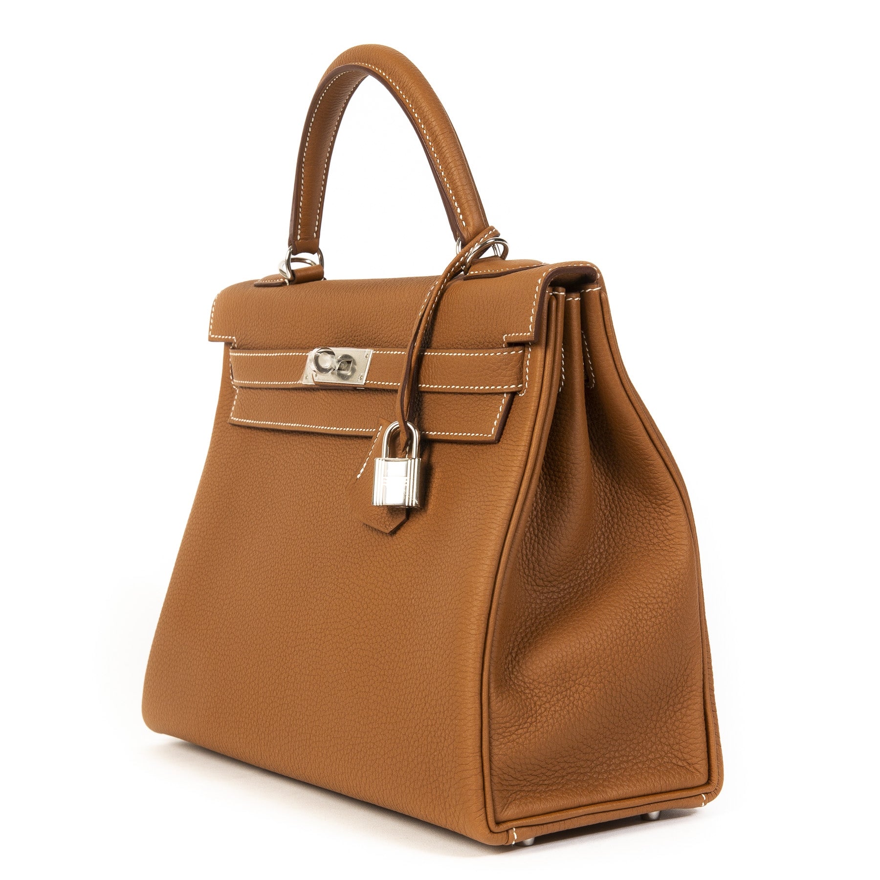 Hermès Kelly Retourne 32 Veau Togo PHW te koop online bij Labellov tweedehands luxe in Antwerpen
