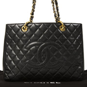 Chanel Black Quilted Caviar GST Shopper for sale at Labellov secondhand luxury webshop