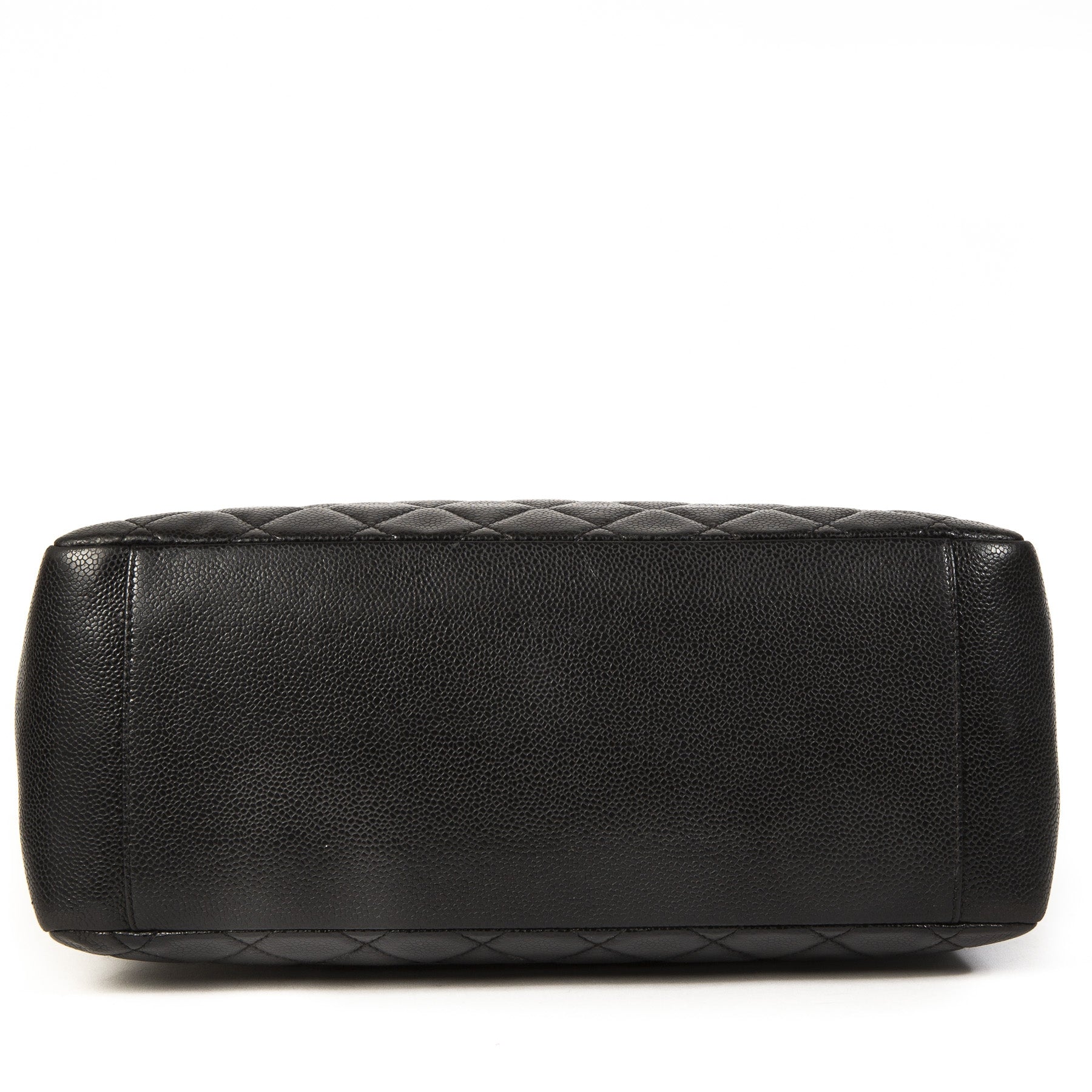 Chanel Zwart Quilted Caviar GST Shopper