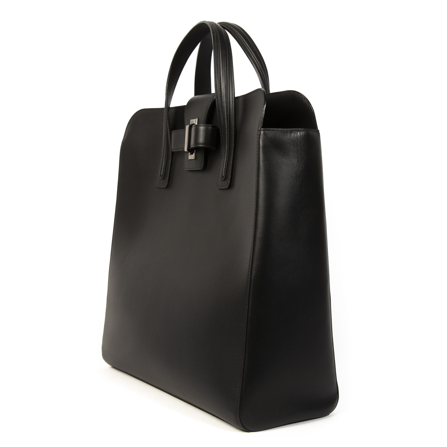 Authentic second-hand vintage Delvaux Simplissime N/S Tote Bag buy online webshop LabelLOV