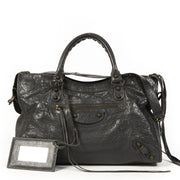 Buy 100% authentic Balenciaga Anthracite Grey City Bag RHW