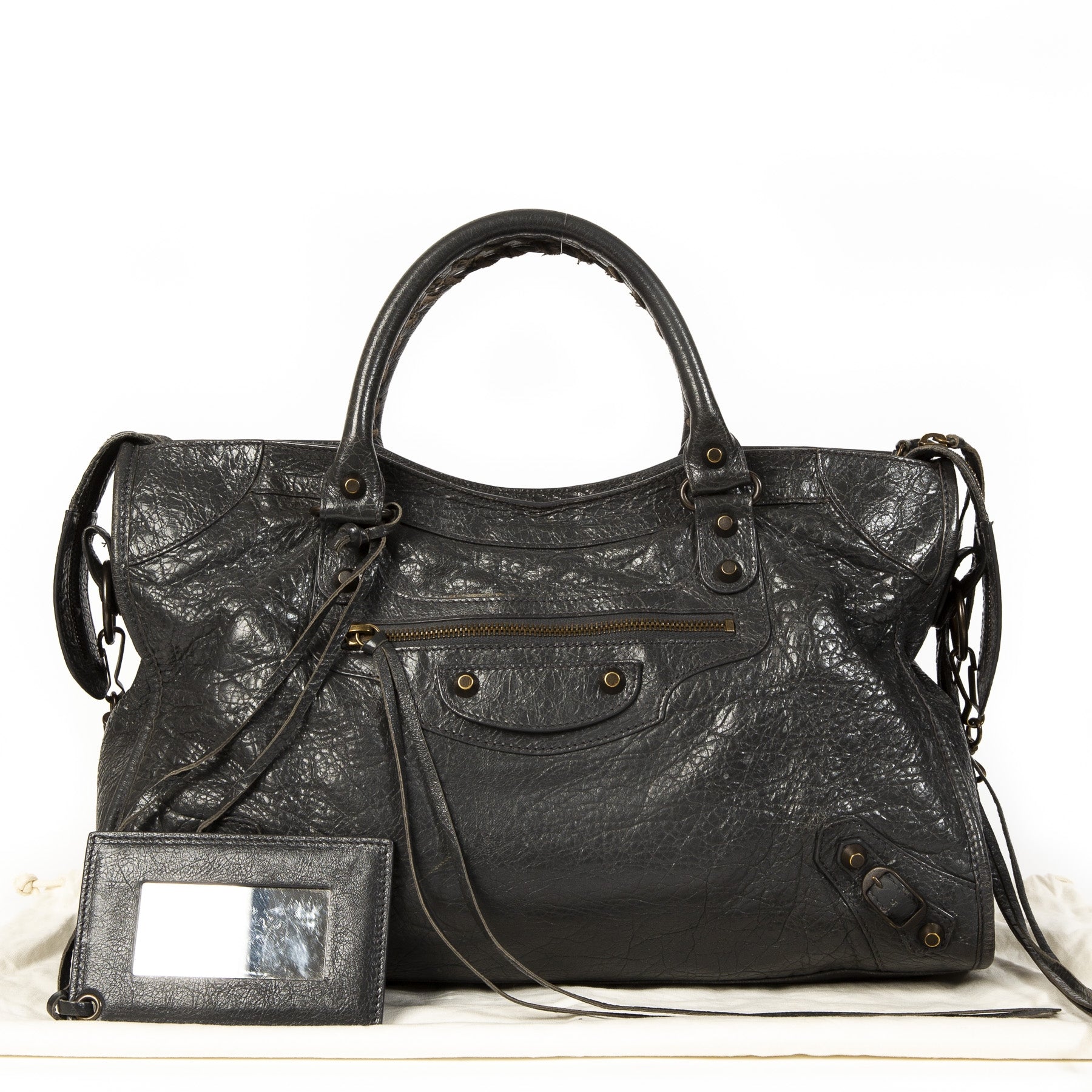 Balenciaga Anthracite Grey City Bag RHW kopen en verkopen aan de beste prijs