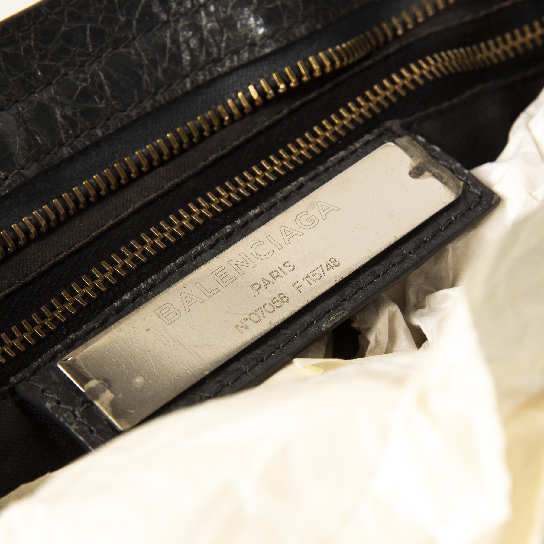 Balenciaga Anthracite Grey City Bag RHW