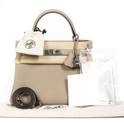 Never Used Hermes Kelly 28 Gris Tourterelle Togo PHW