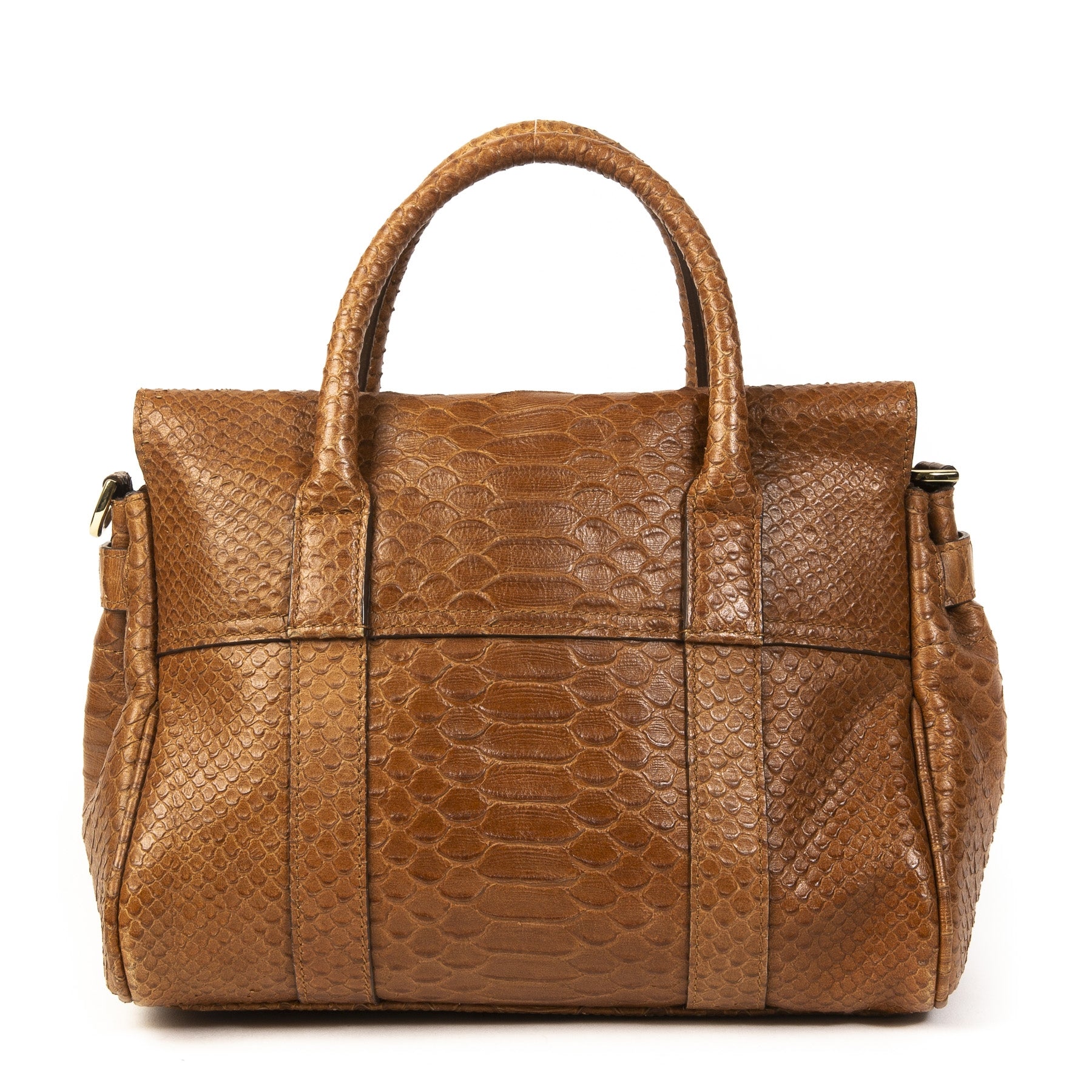 Buy this authentic second-hand vintage Mulberry Bayswater Python Mini Bag at online webshop LabelLOV