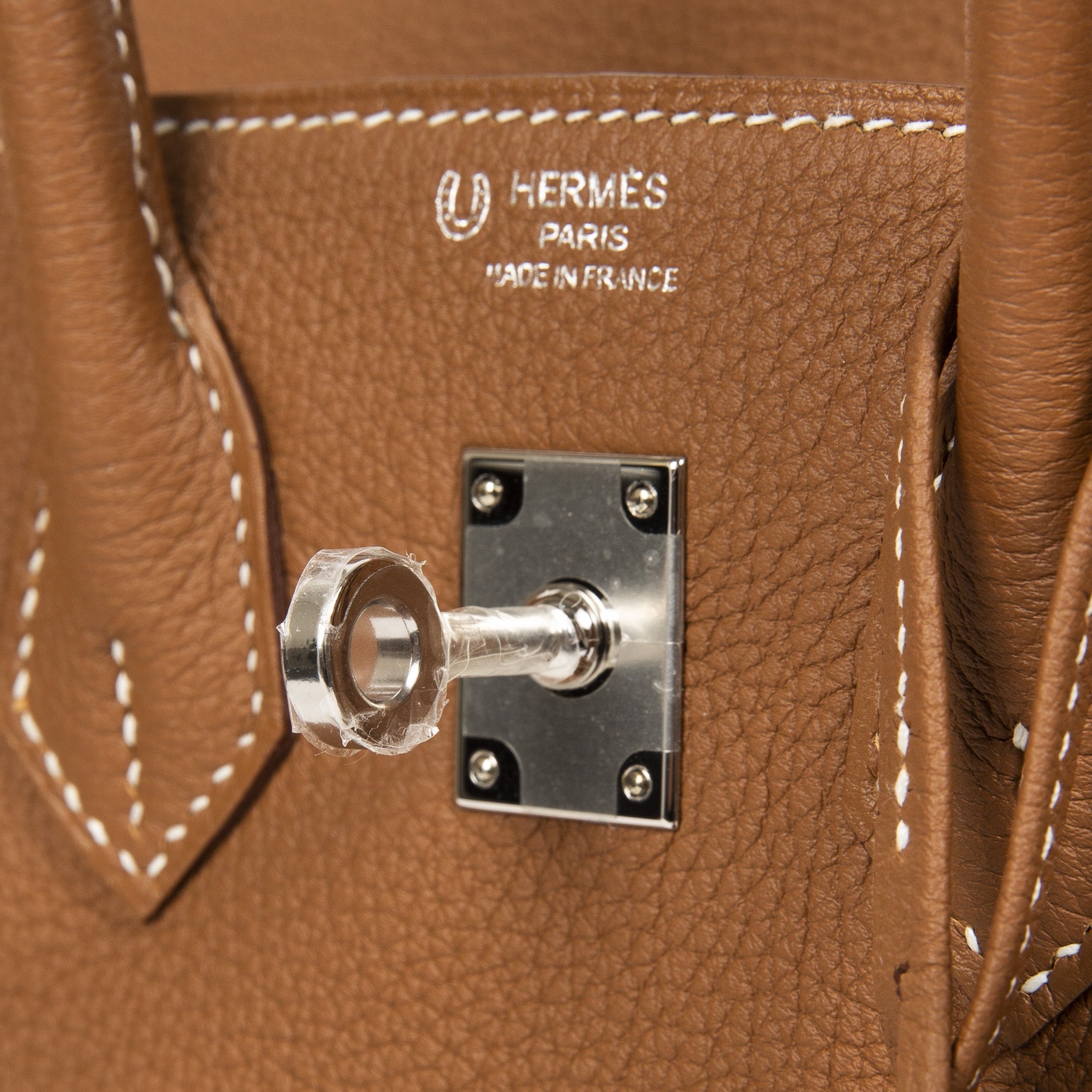 skip the waitinglist Never Used Hermes Birkin 25 Gold & Craie Togo PHW