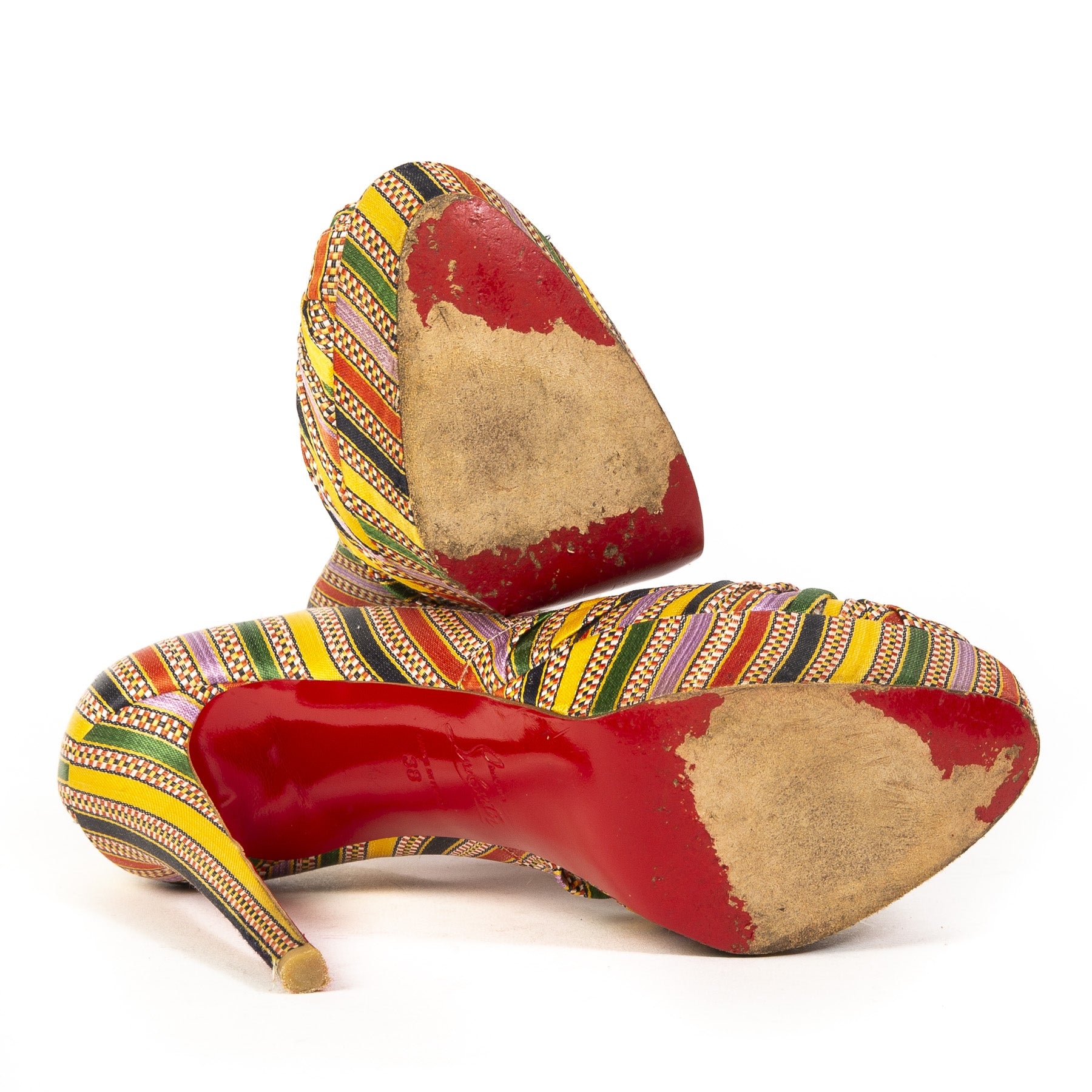 Christian Louboutin Multicolor Platform Heels kopen in Antwerpen