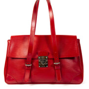 Louis Vuitton Castillion Red Epi Leather Segur Shoulder Bag for the best price at Labellov