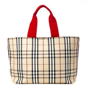 Authentieke Tweedehands Burberry Nova Check Shopper Bag juiste prijs veilig online shoppen luxe merken webshop winkelen Antwerpen België mode fashion