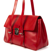 Louis Vuitton Castillion Red Epi Leather Segur Shoulder Bag kopen en verkopen aan de beste prijs