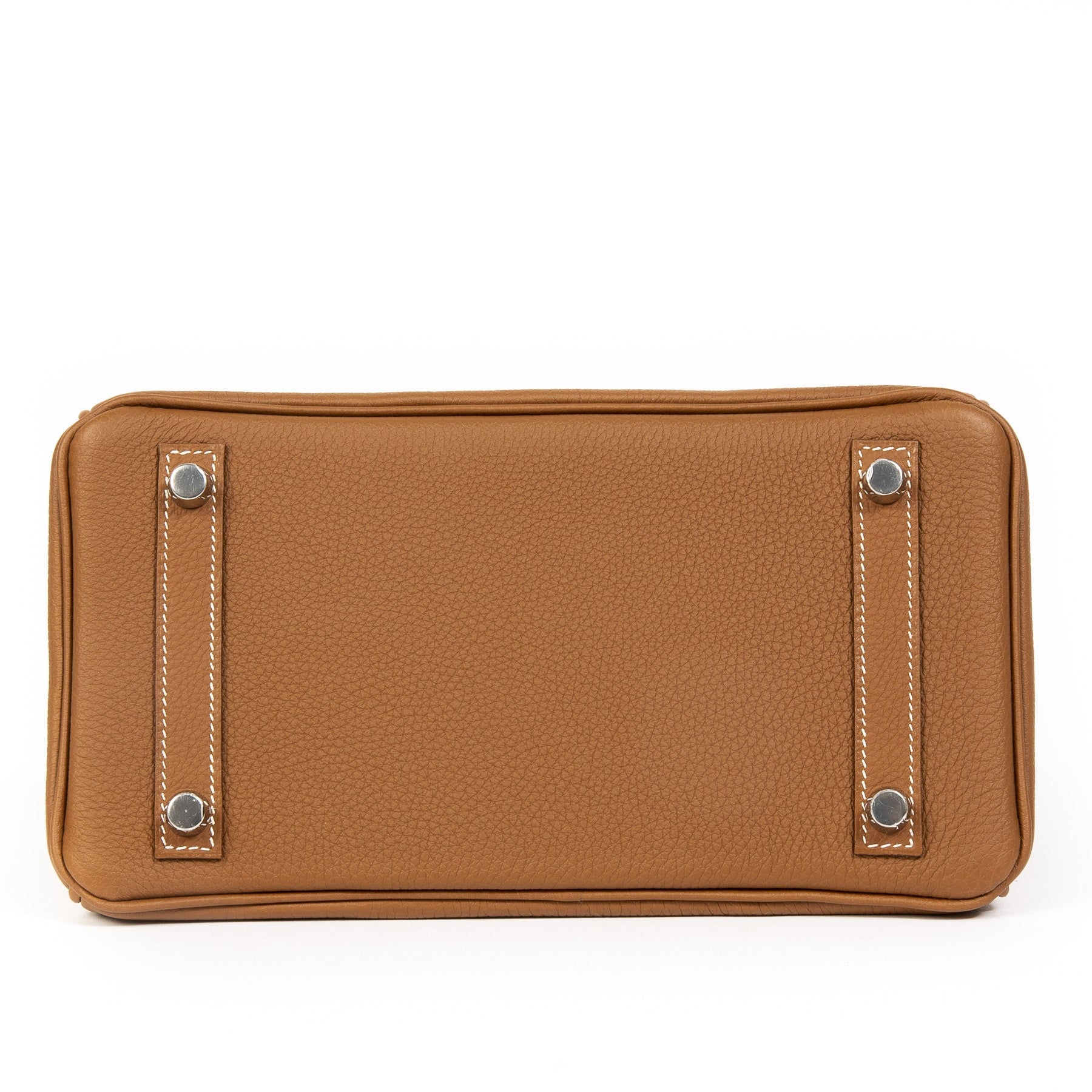 shop online your secondhand acheter en ligne seconde main Never Used Hermes Birkin 25 Gold & Craie Togo PHW