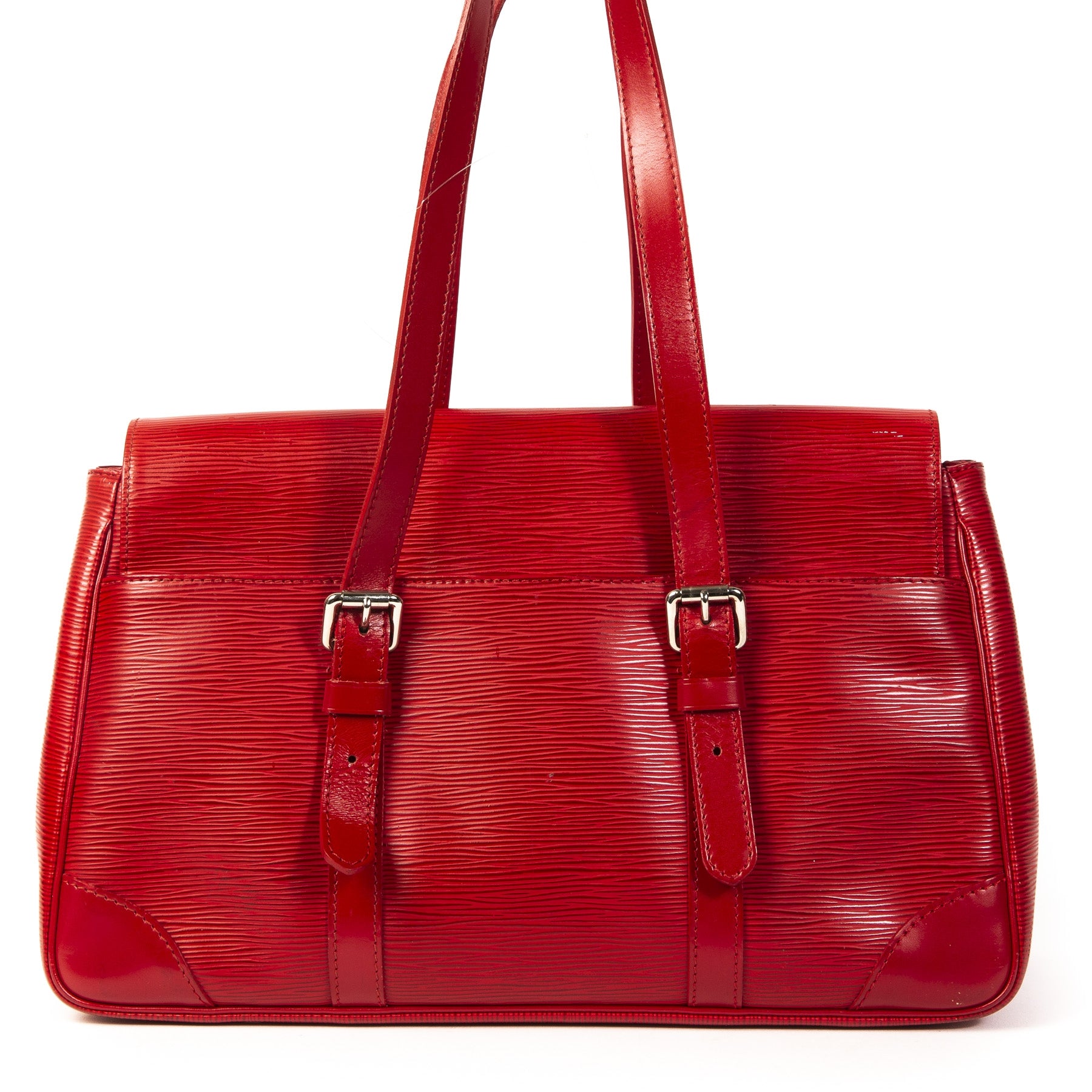 Sac à bandoulière Segur en cuir épi rouge Castillion Louis Vuitton