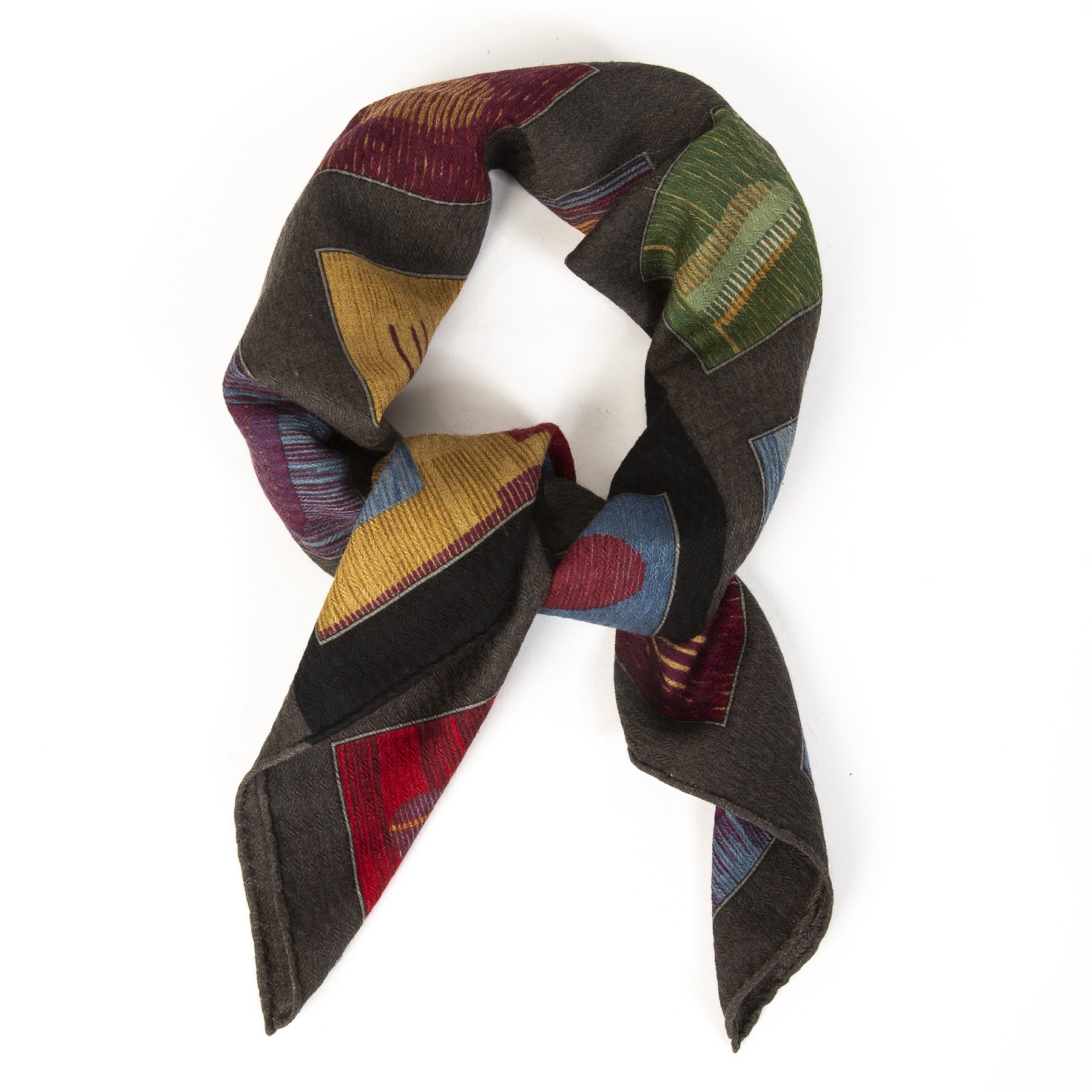 Delvaux Grey Cashmere Scarf
