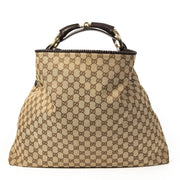Buy and sell your authentic Gucci Monogram Shoulder Tote