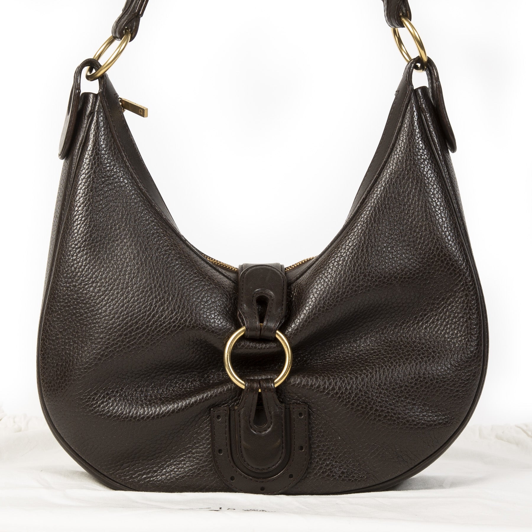 Delvaux Dark Brown Camille PM Bag te koop bij labellov tweedehands luxe in Antwerpen