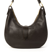 Delvaux Dark Brown Camille PM Bag aan korting bij labellov in antwerpen