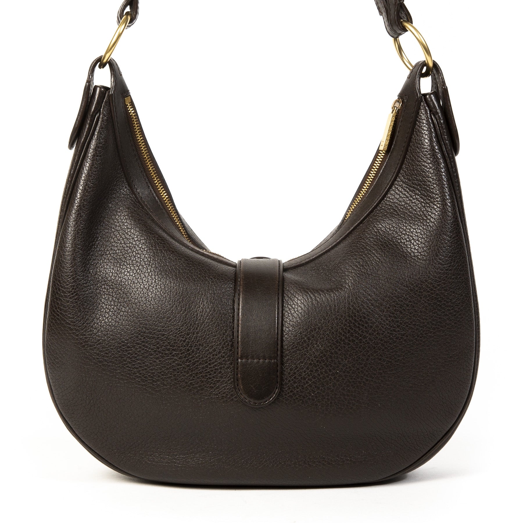 Delvaux Dark Brown Camille PM Bag aan korting bij labellov in antwerpen