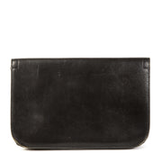 Delvaux Black Leather Clutch for sale online at Labellov secondhand luxury in Antwerp