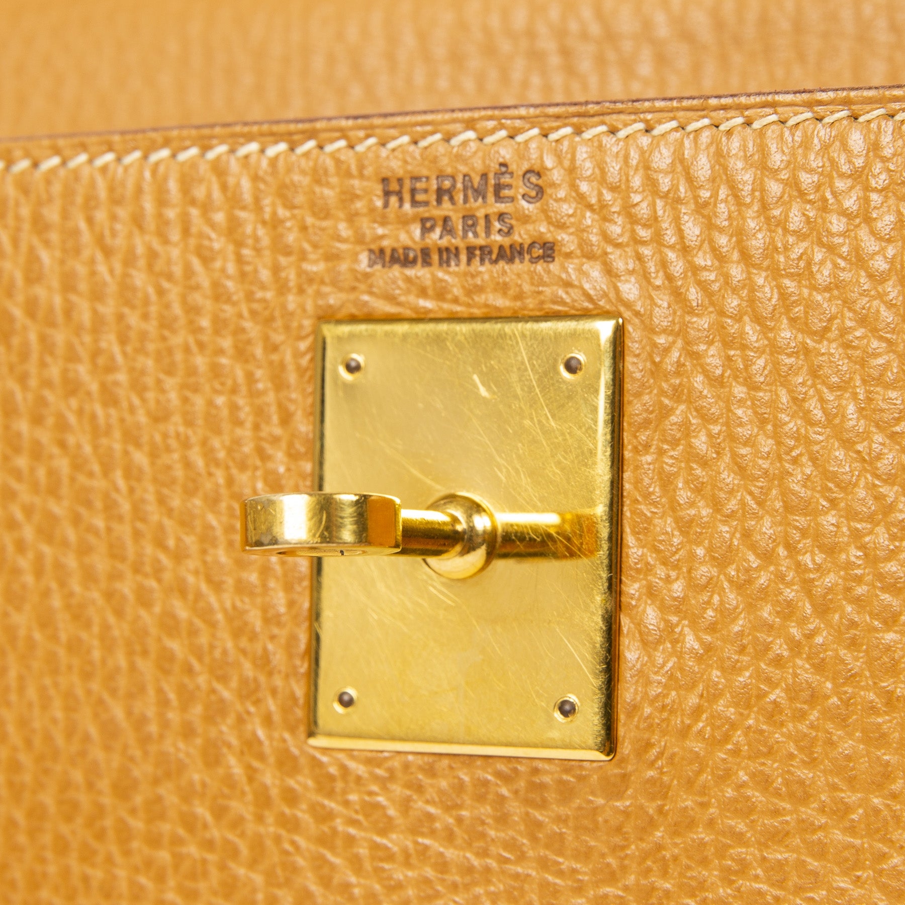 Hermès Kelly 32 Naturel Fjord GHW