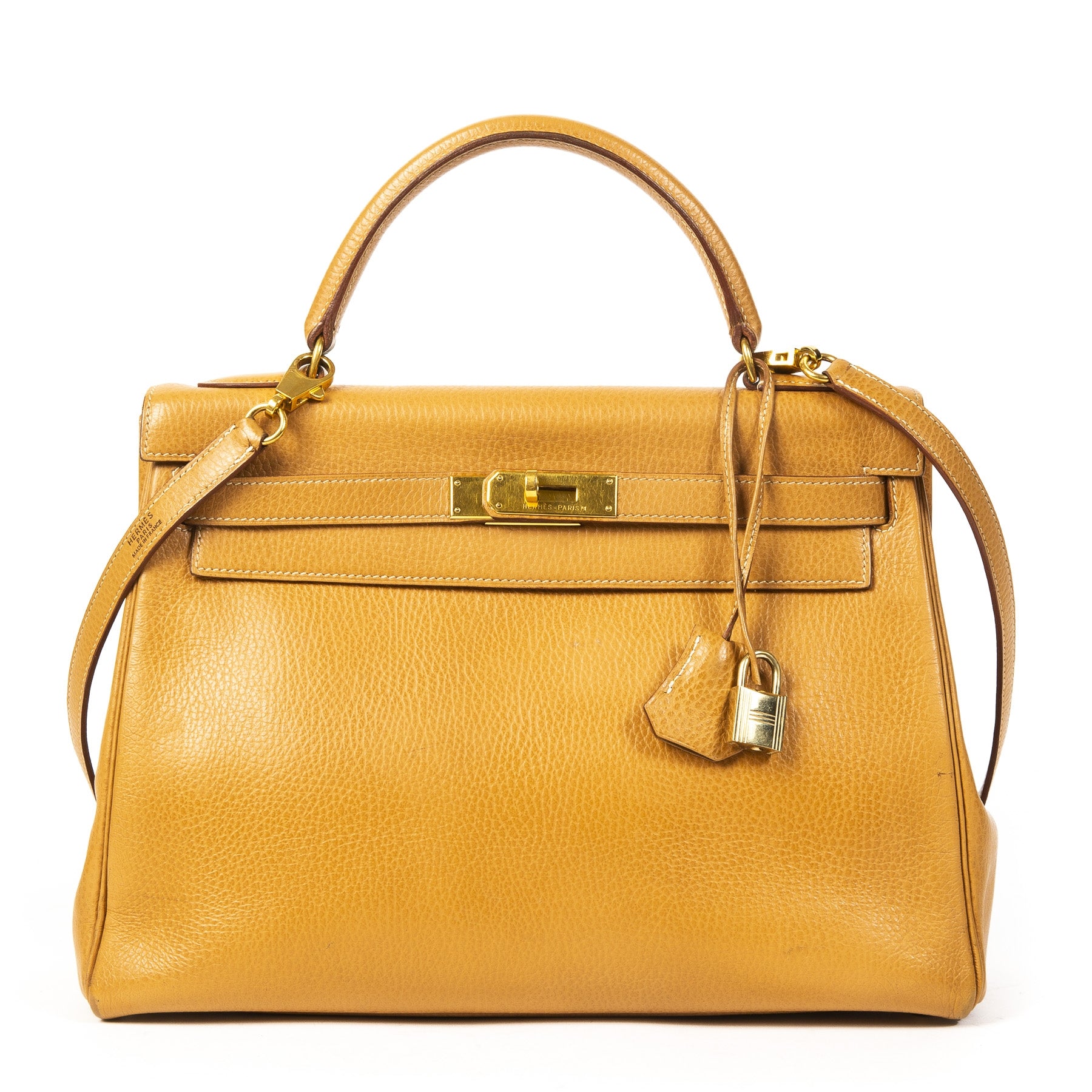 Hermès Kelly 32 Naturel Fjord GHW