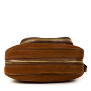 Authentieke Tweedehands Tom Ford Brown Suede Jennifer Shoulder Bag juiste prijs veilig online shoppen luxe merken webshop winkelen Antwerpen België mode fashion