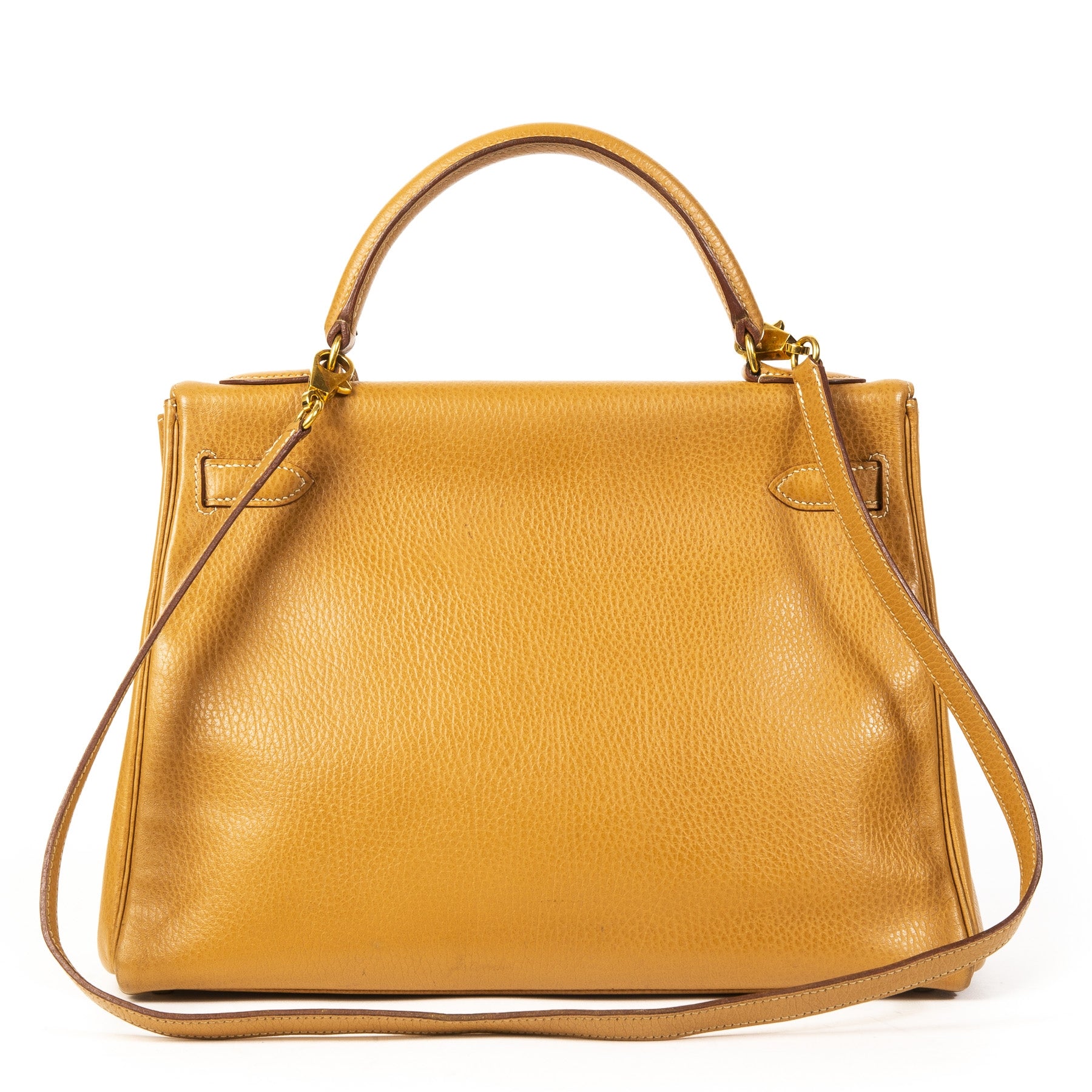 Hermès Kelly 32 Naturel Fjord GHW