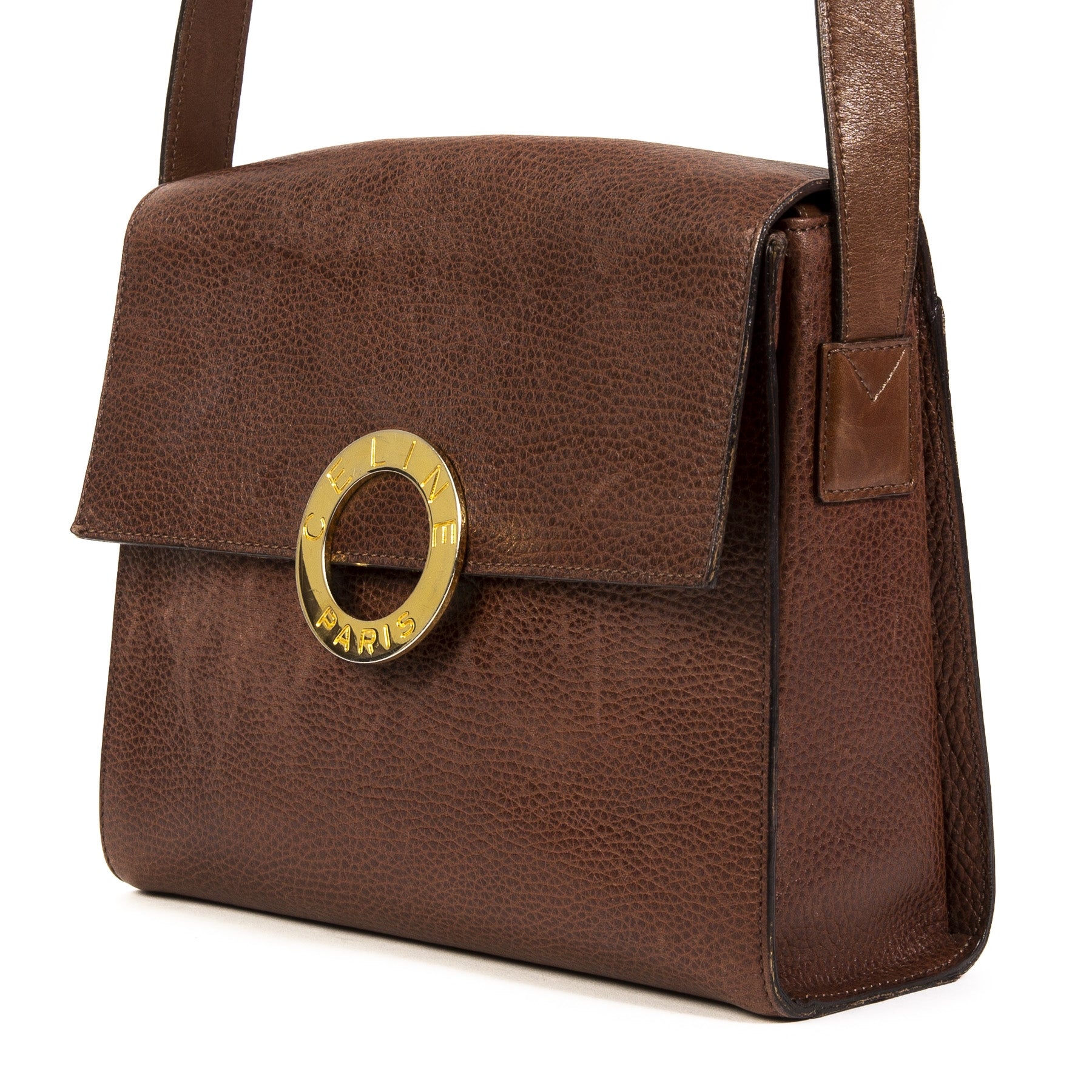 Buy this authentic second-hand vintage Céline Vintage Golden Circle Crossbody Bag at online webshop LabelLOV.