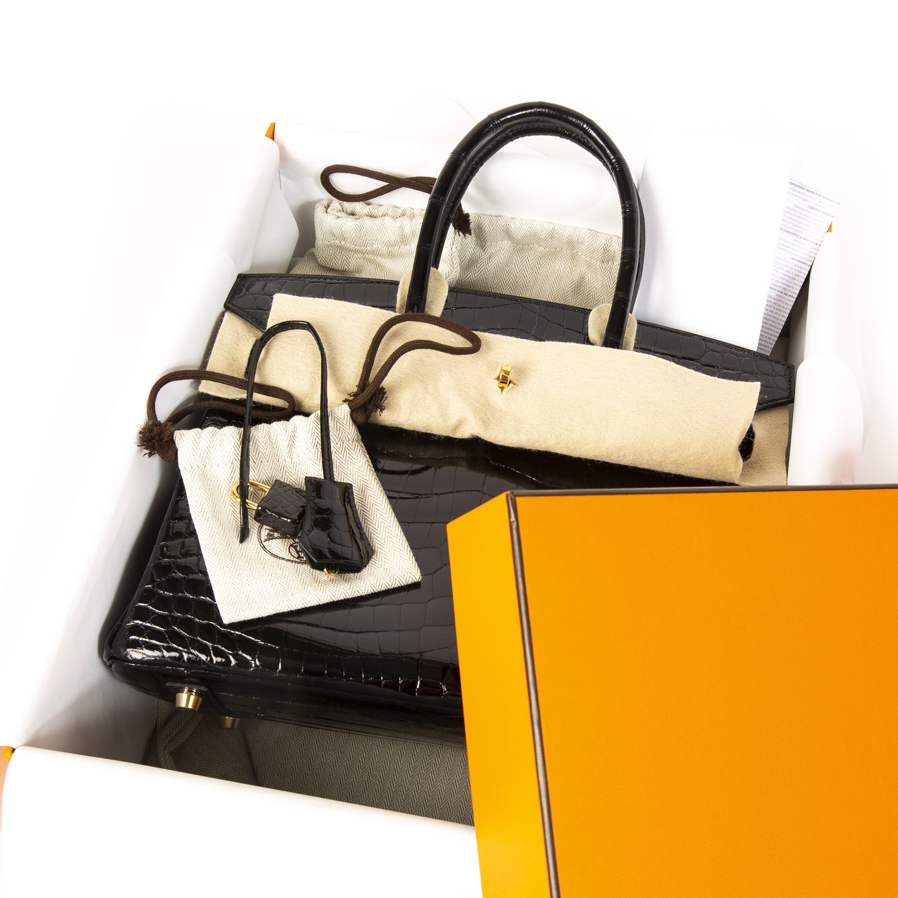 Hermès Birkin 30 Crocodile Niloticus Lisse Noir GHW