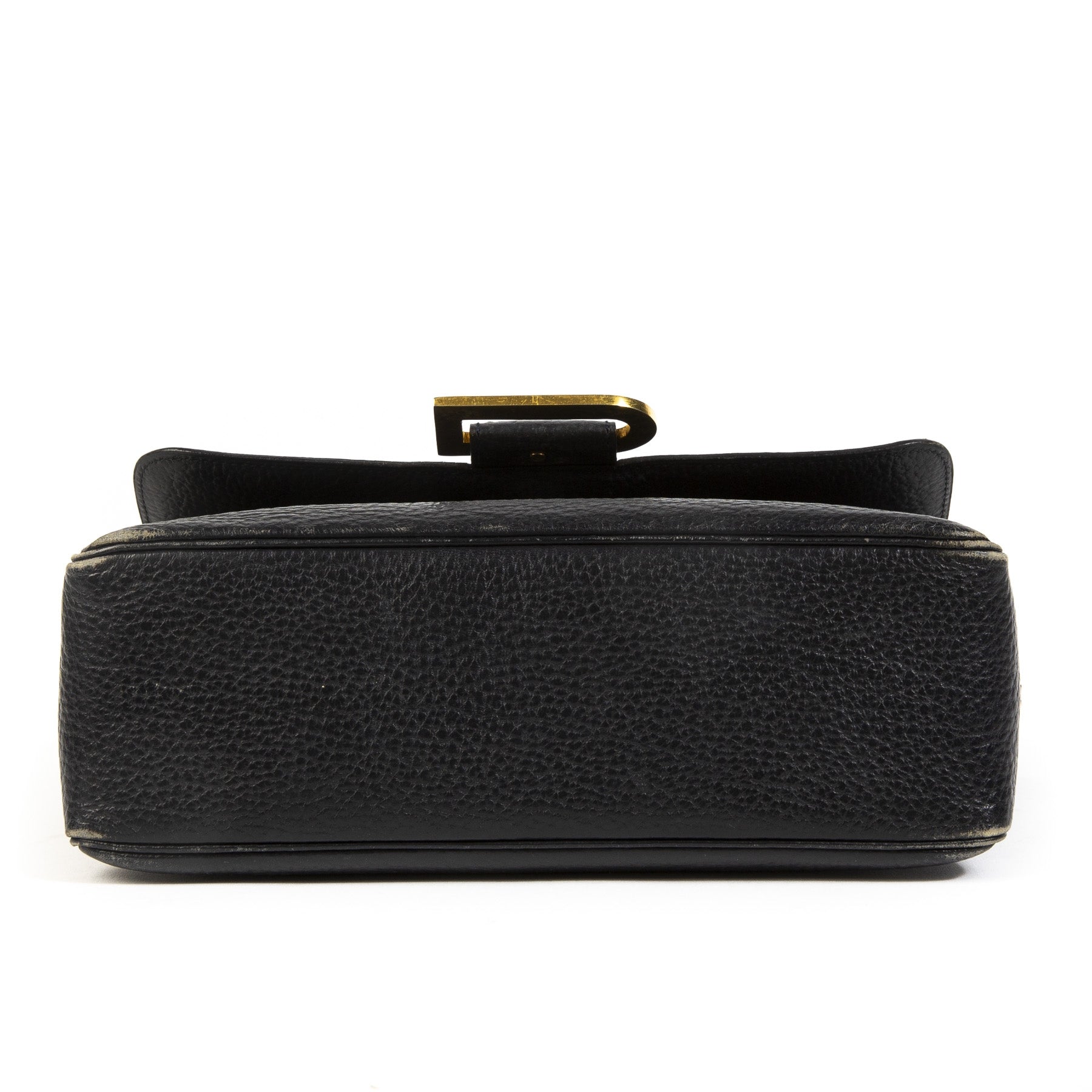 Koop deze authentieke tweedehands vintage Delvaux Blue Poirier Shoulder Bag bij online webshop LabelLOV.
