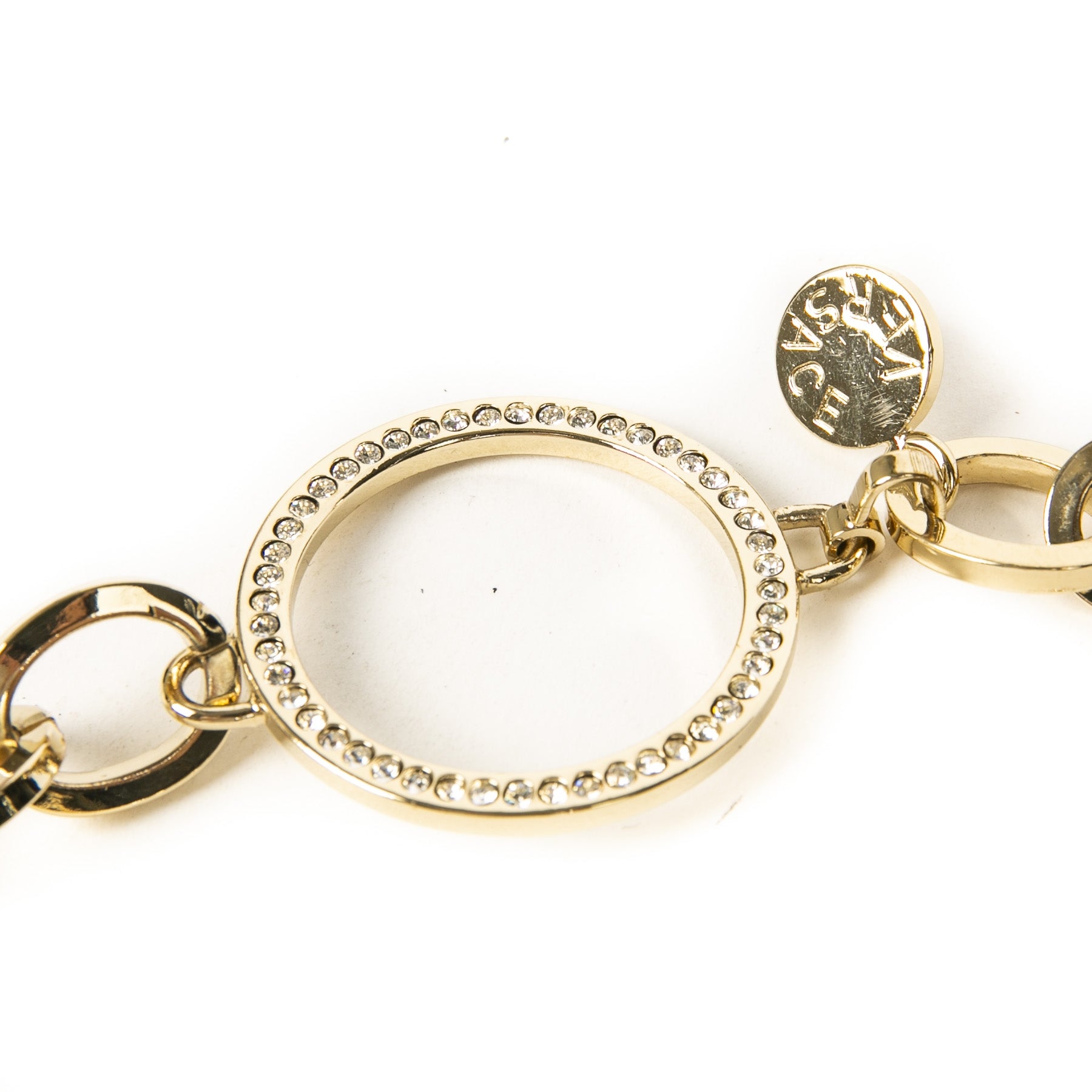 Authentic second-hand vintage Versace Gold Chain Belt buy online webshop LabelLOV