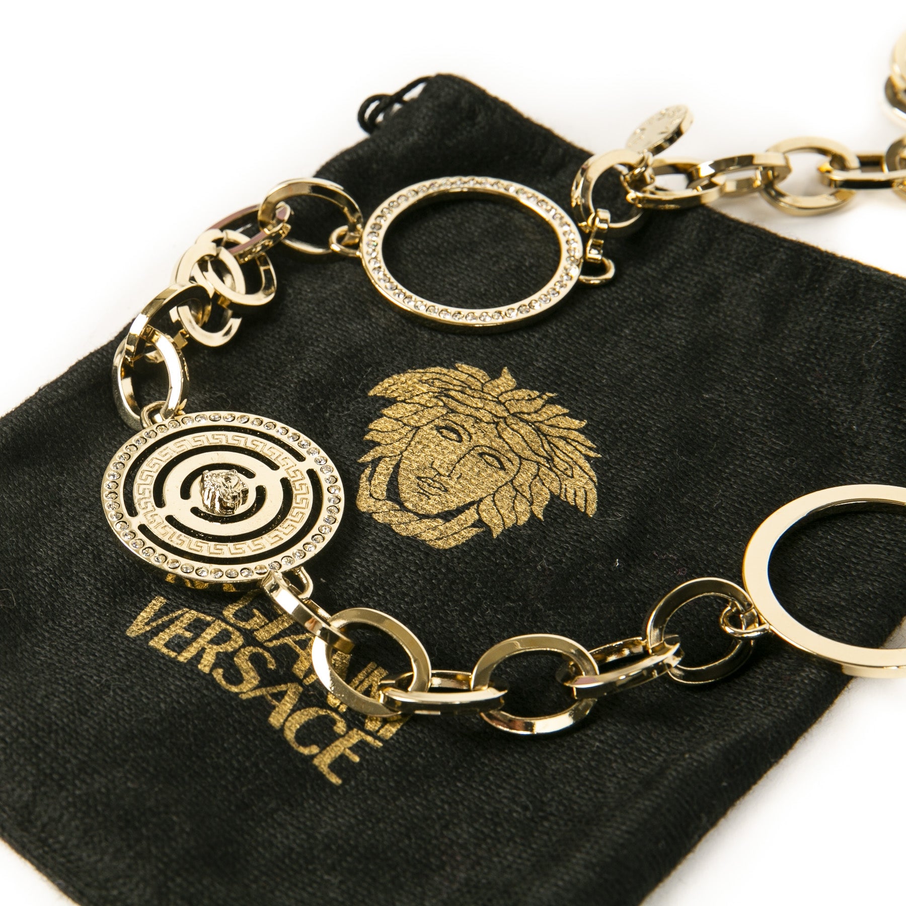 Authentic second-hand vintage Versace Gold Chain Belt buy online webshop LabelLOV