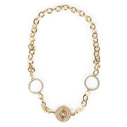 Authentieke tweedehands vintage Versace Gold Chain Belt koop online webshop LabelLOV