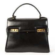 Authentieke tweedehands Delvaux zwart Tempête MM juiste prijs veilig online winkelen LabelLOV webshop luxe merken winkelen Antwerpen België mode fashion