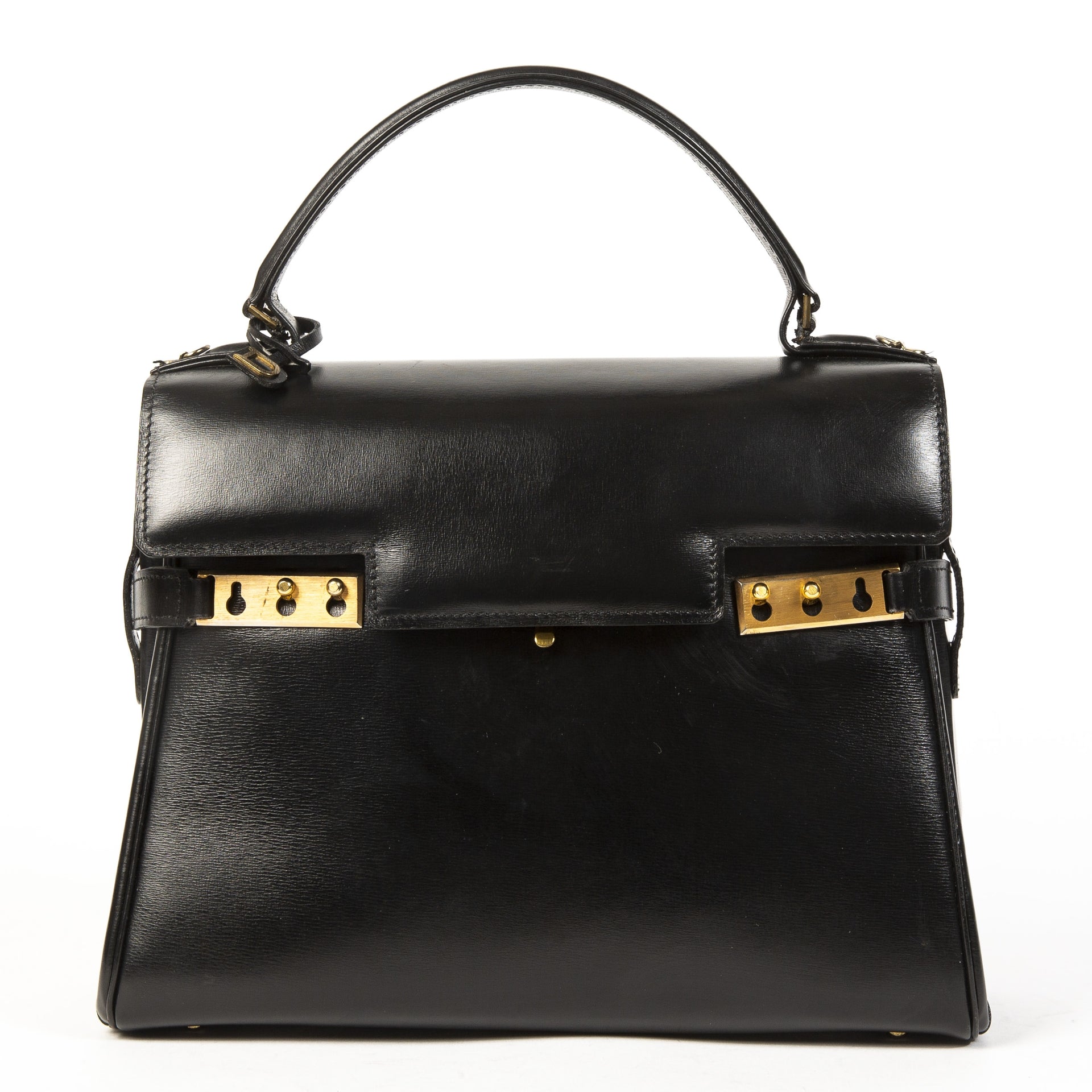 Authentieke tweedehands Delvaux zwart Tempête MM juiste prijs veilig online winkelen LabelLOV webshop luxe merken winkelen Antwerpen België mode fashion