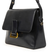 Delvaux Dark Blue poirier Shoulder Bag