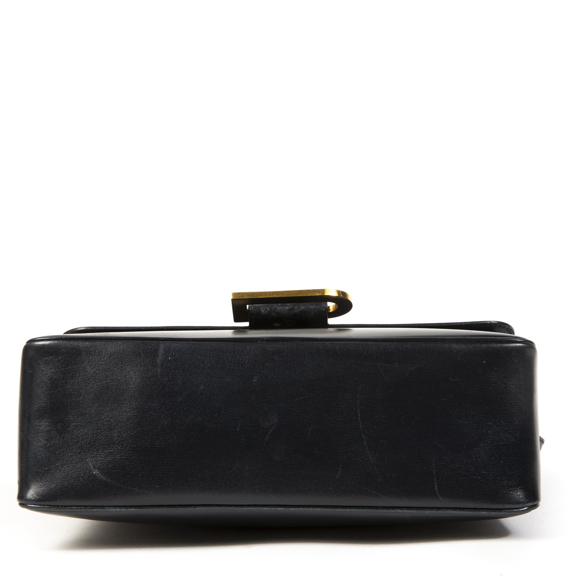 Delvaux Dark Blue poirier Shoulder Bag