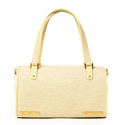 Delvaux Louise Beige Boston Bag