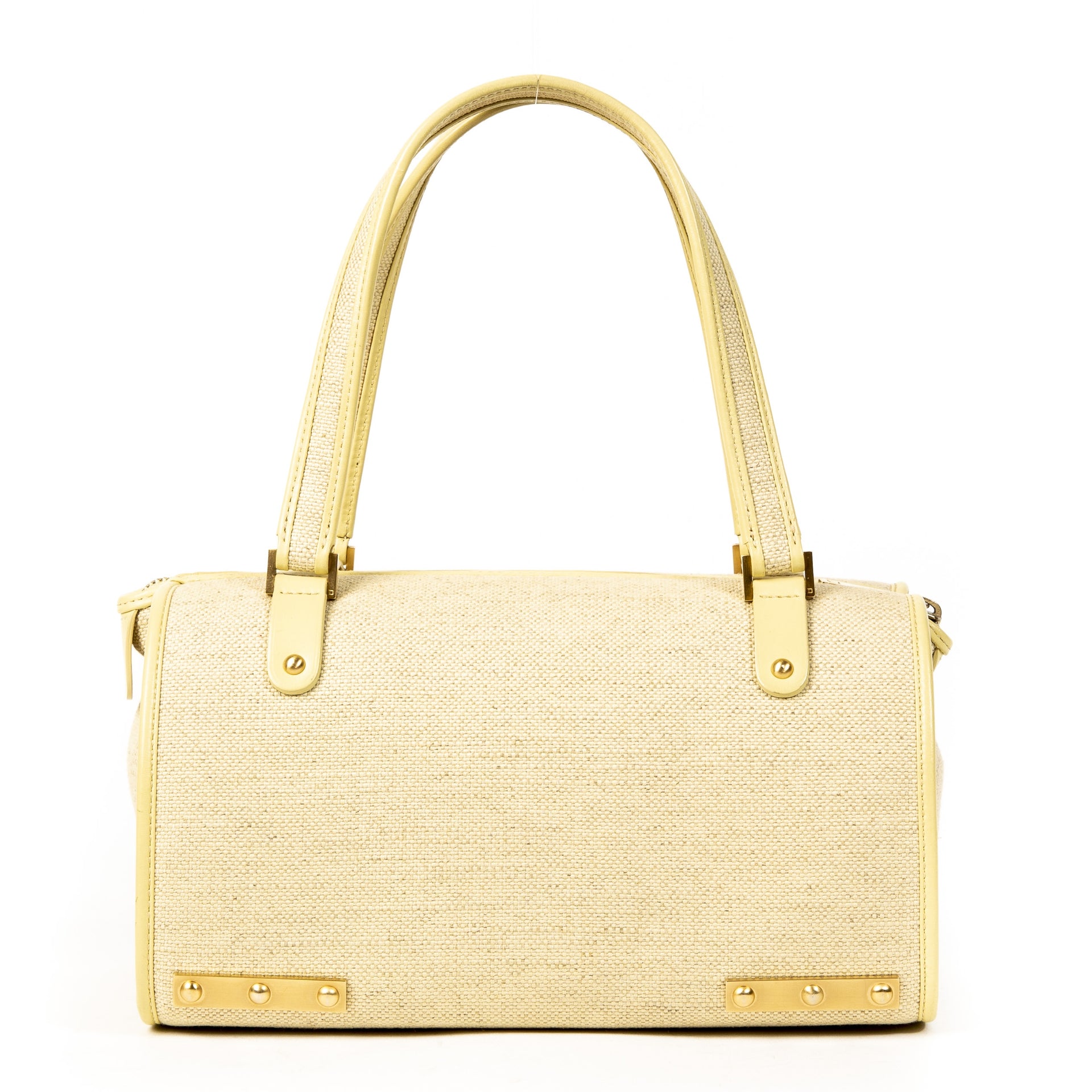 Delvaux Louise Beige Boston Bag